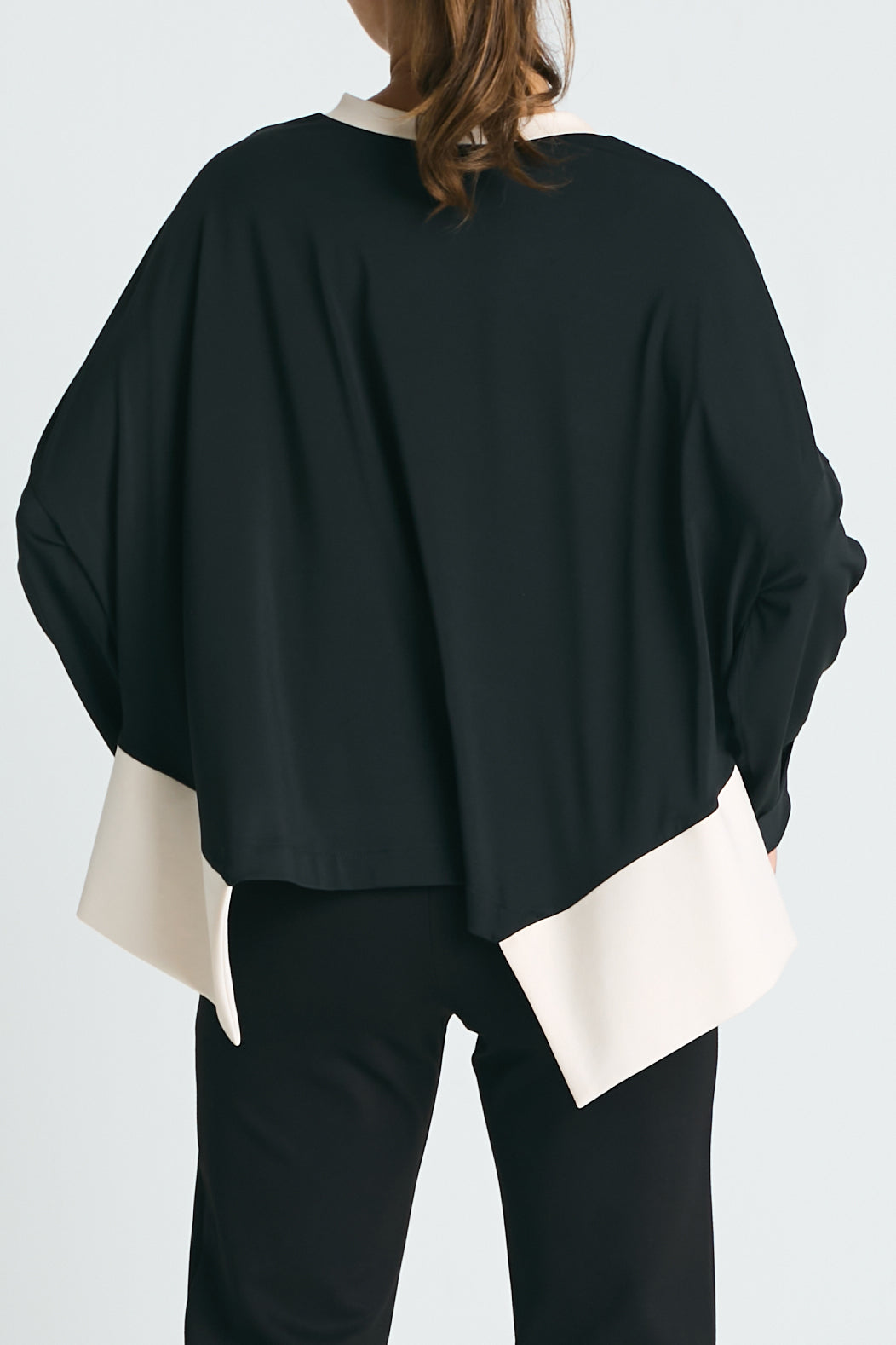 Matte Jersey Paneled Top