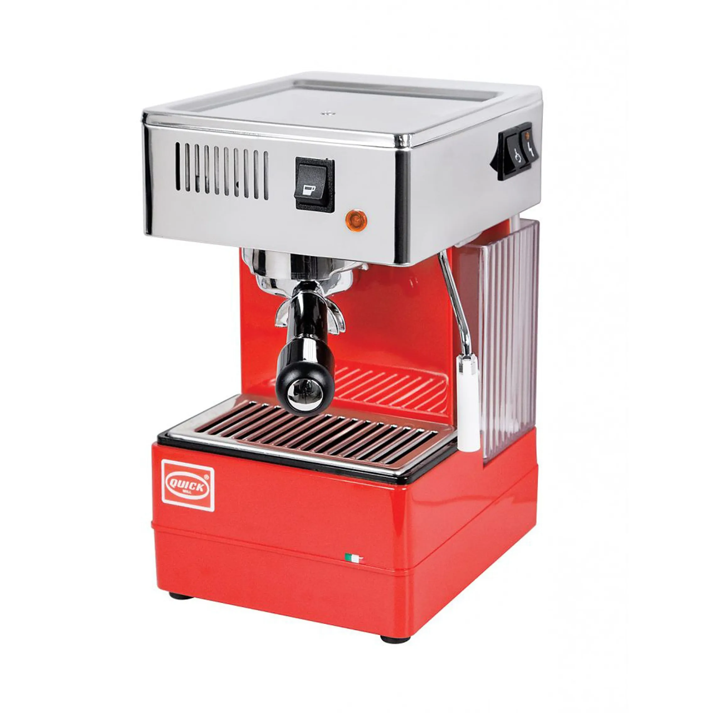 2026 Quick Mill Stretta Rood – Compacte espressomachine met thermoblok