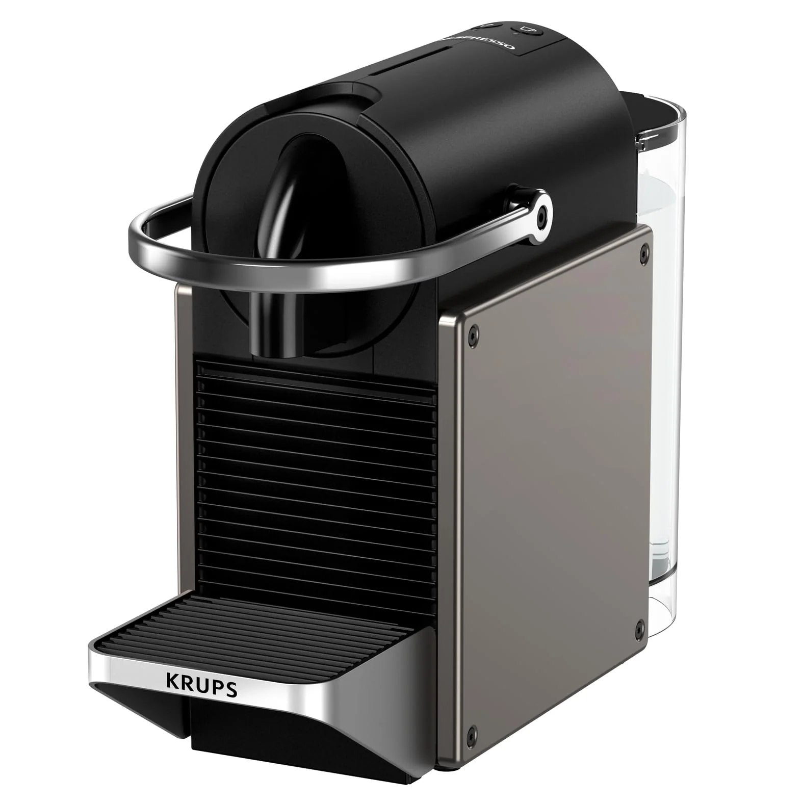 2026 Krups Nespresso Pixie Redesign Capsule Koffiezetapparaat | Espresso en Lungo | Industriële Stijl | Laag Energieverbruik | Automatische Uitschakeling | Verstelbare Lade | Recyclebare Capsules | Model XN306T