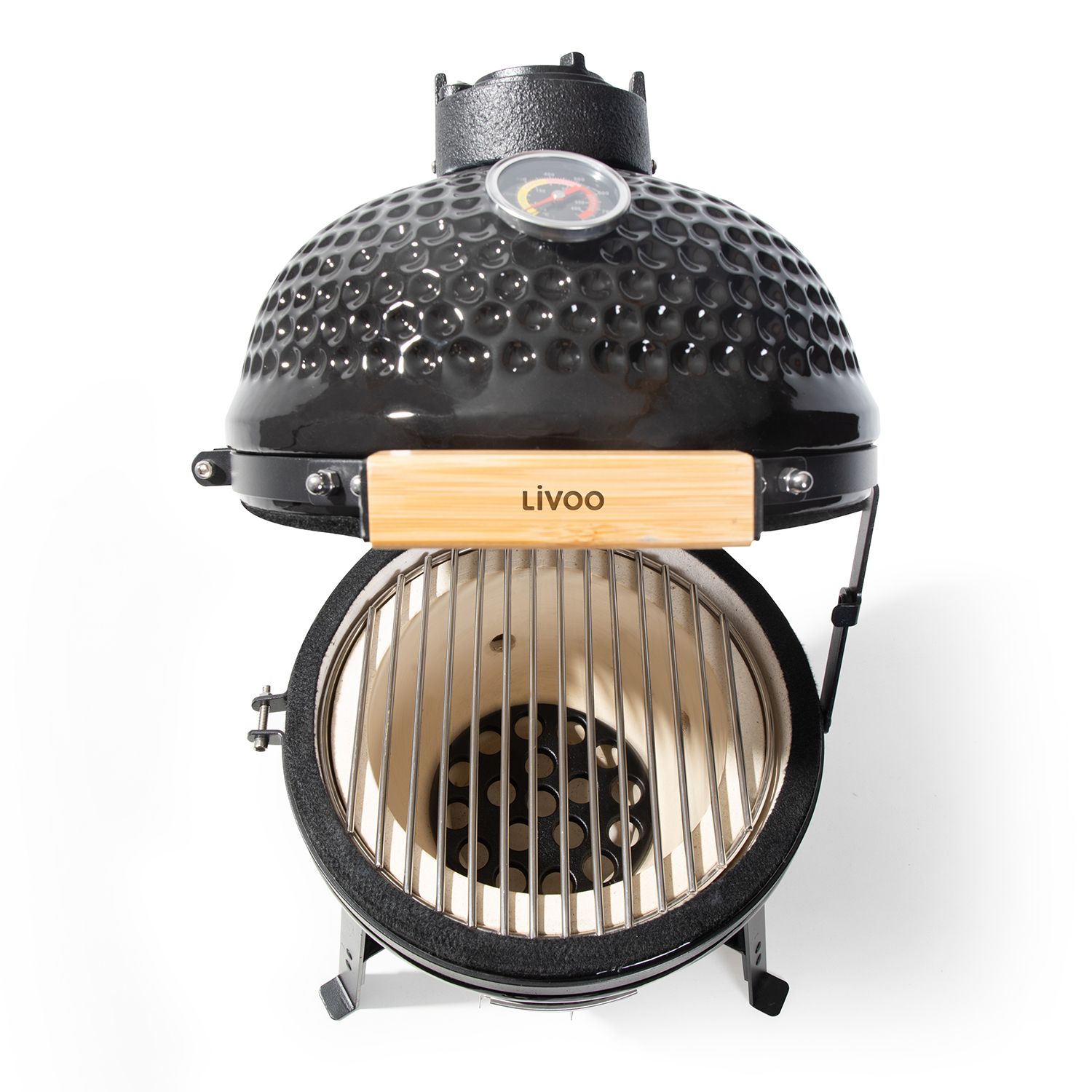 Livoo 27cm Keramische Houtskoolbarbecue - Doc283