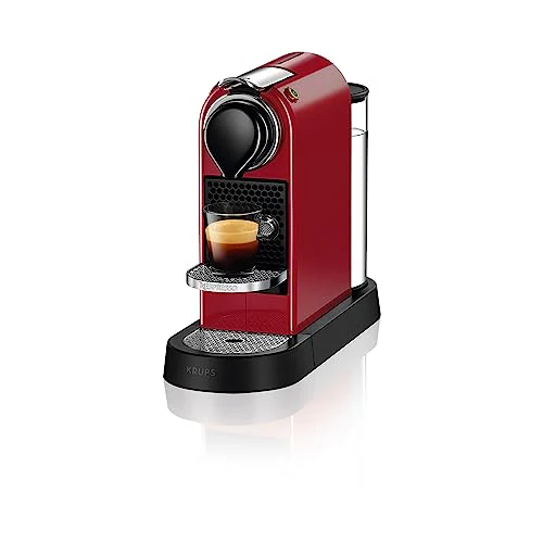 2026 Krups Nespresso Pixie Redesign Capsule Koffiezetapparaat | Espresso en Lungo | Industriële Stijl | Laag Energieverbruik | Automatische Uitschakeling | Verstelbare Lade | Recyclebare Capsules | Model XN306T