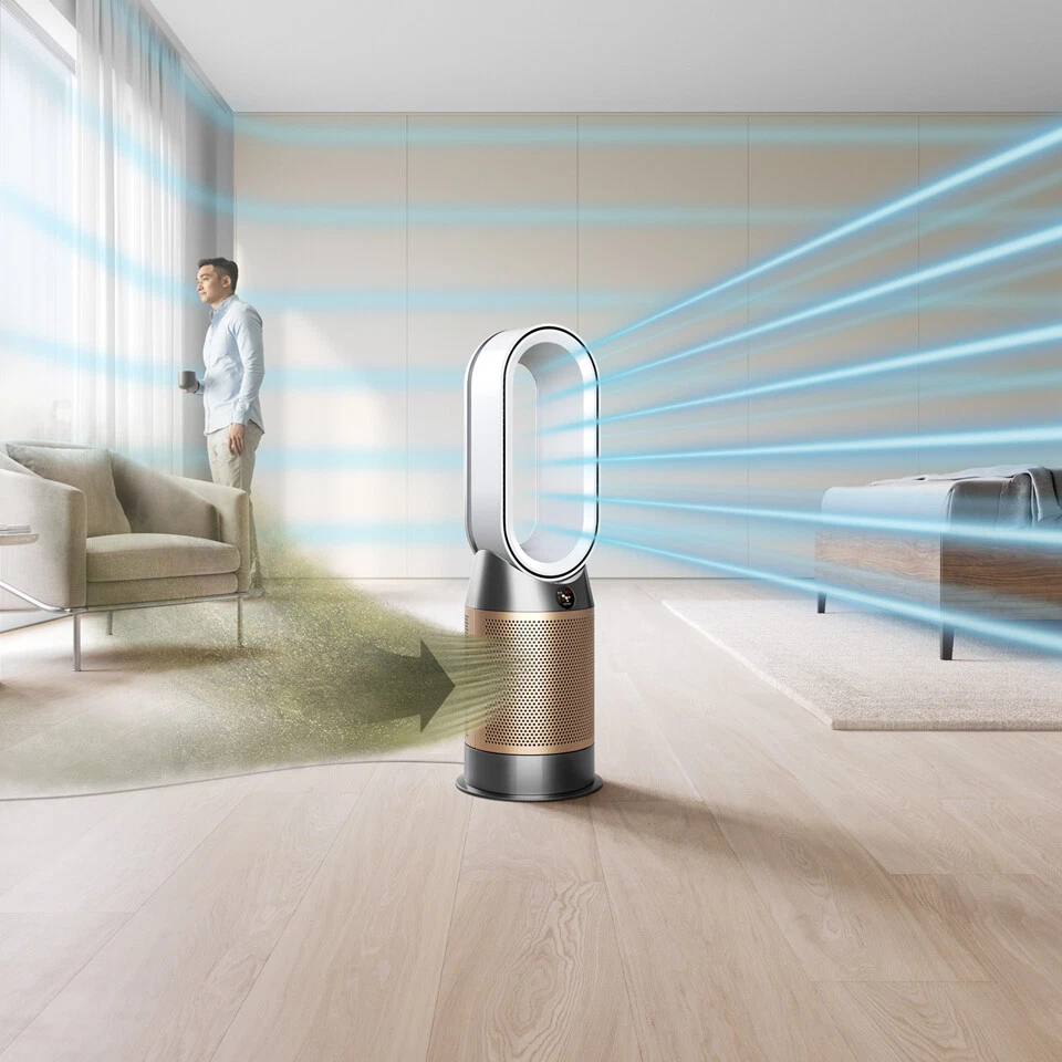 Dyson Hot+Cool HP09 2026 Luchtreiniger: ventilator, verwarming en luchtreiniger.