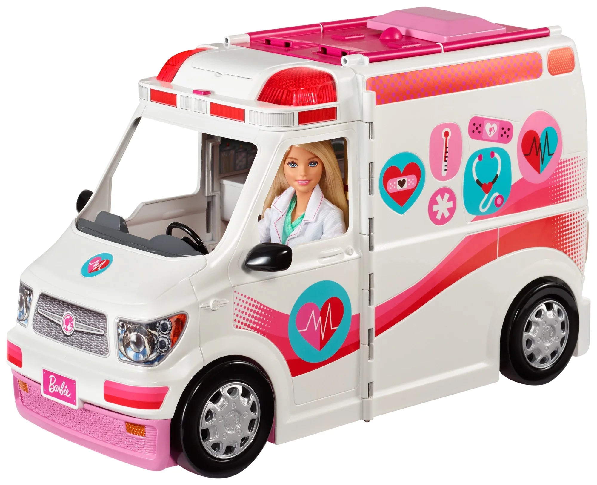 Barbie 2-in-1 Zorgkliniek - Leuke speelset voor kinderen vanaf 3 jaar
