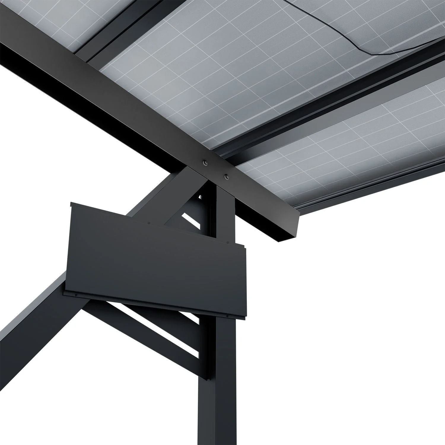 2026 SunLuxe Solar Carport-structuur - 4100 Watt