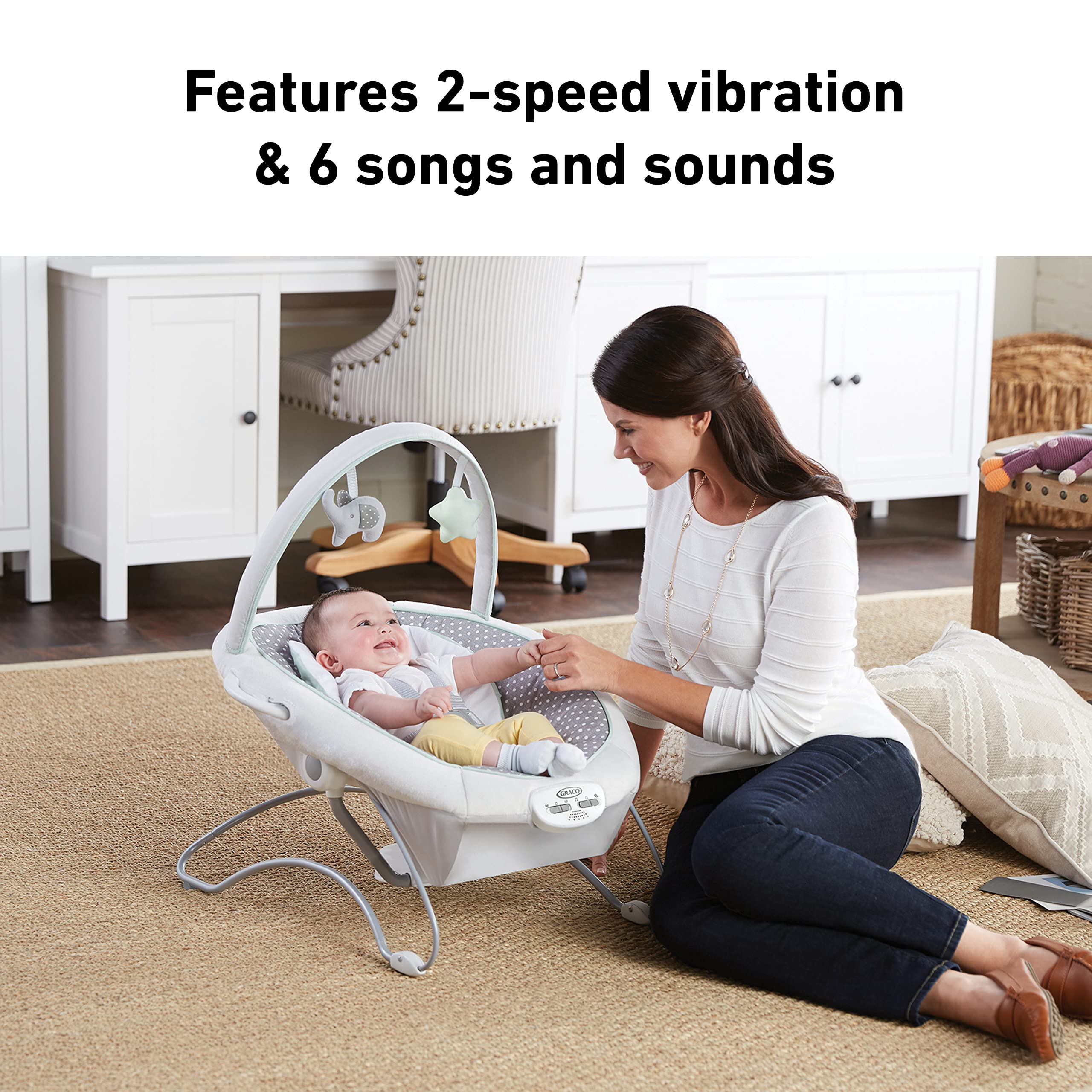 2026 Graco Soothe Swing draagbare schommelstoel