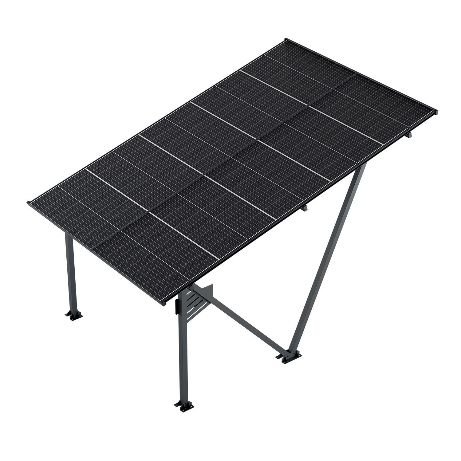 2026 SunLuxe Solar Carport-structuur - 4100 Watt