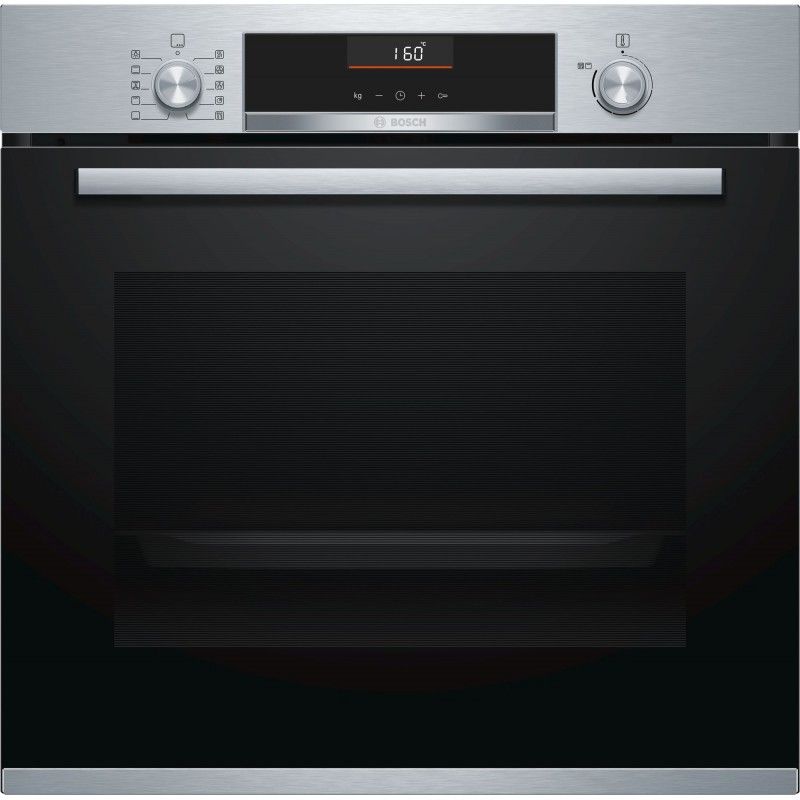 Bosch HBA5360S0 Oven, Zwart Glas, Roestvrij Staal