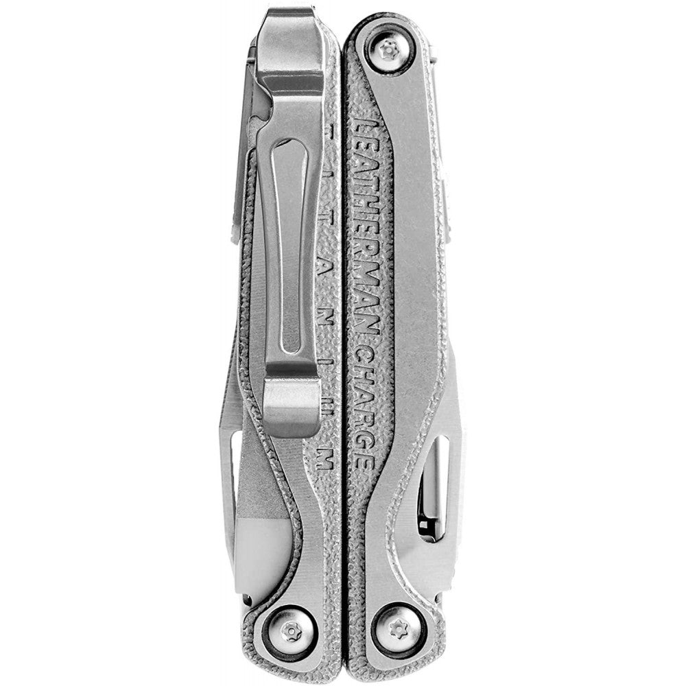 LEATHERMAN Charge Plus TTi Titanium Multitool met vervangbare premium schaar en draadknipper, roestvrij staal, gemaakt in de VS