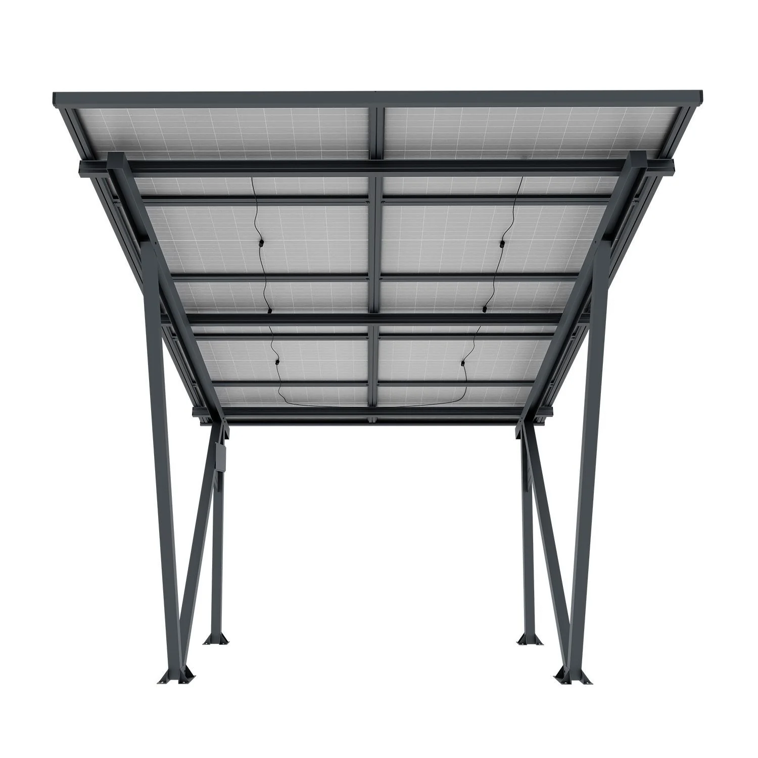2026 SunLuxe Solar Carport-structuur - 4100 Watt