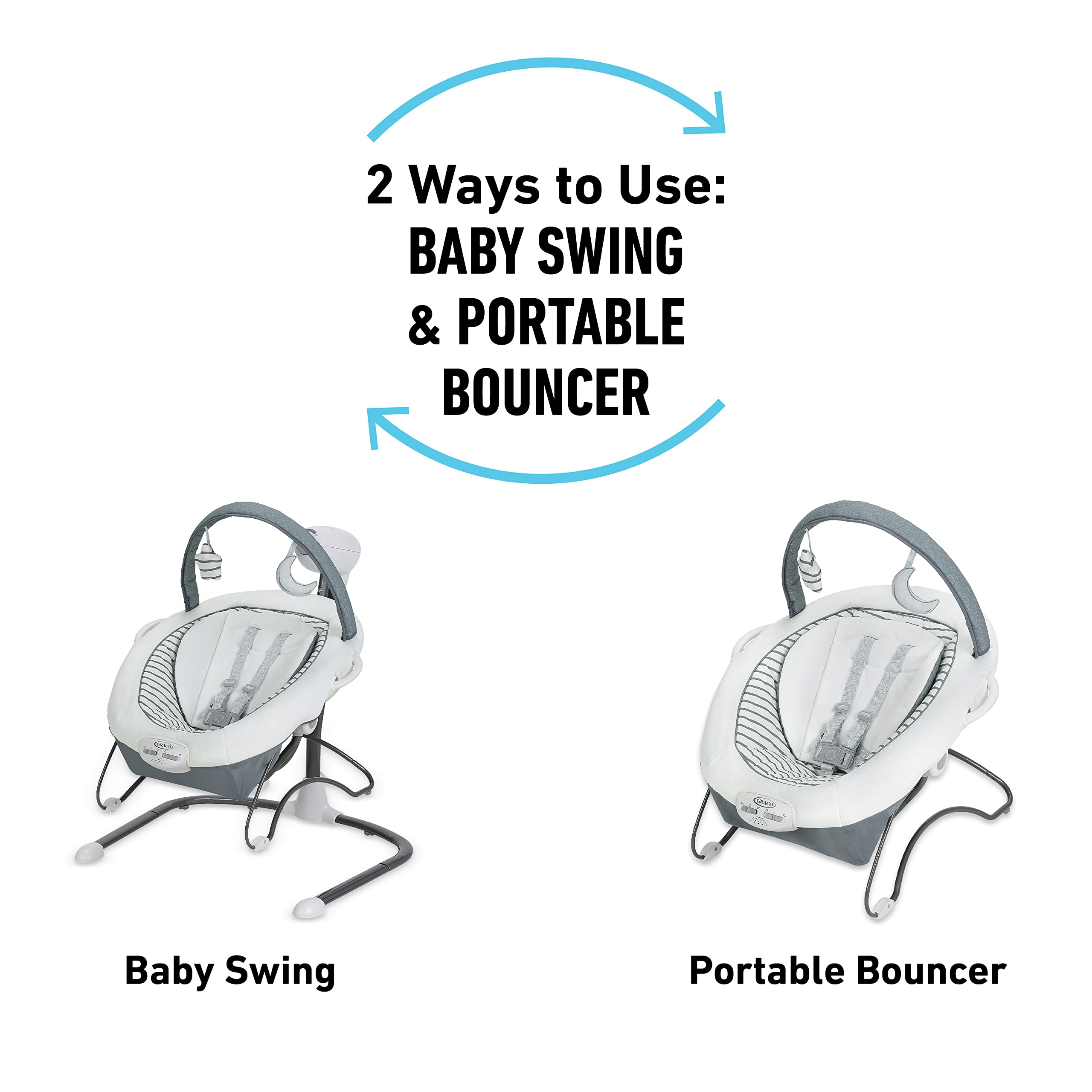 2026 Graco Soothe Swing draagbare schommelstoel