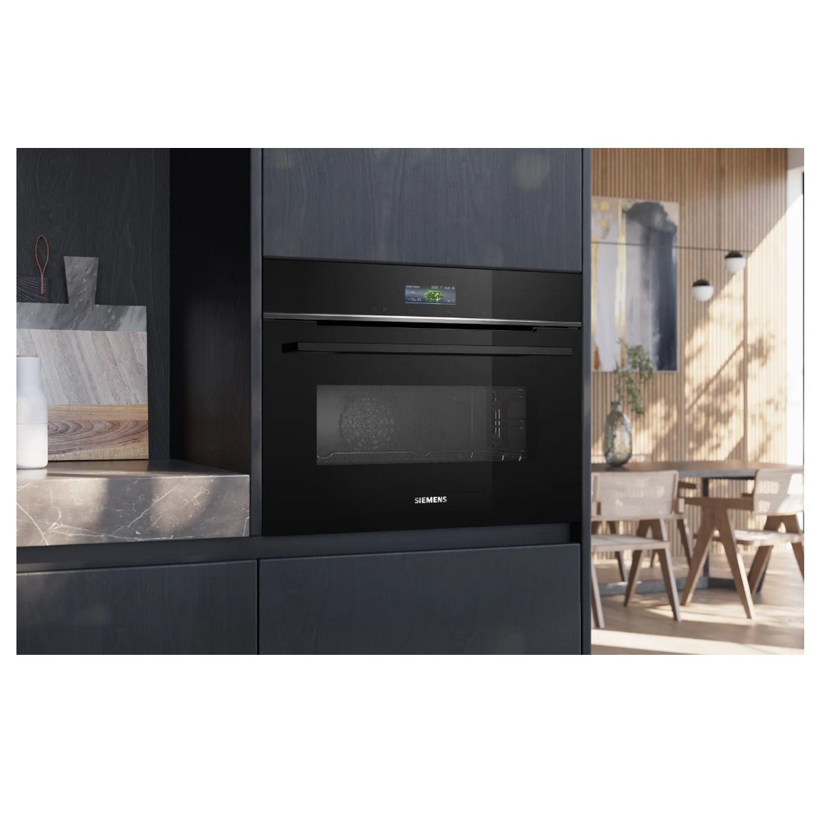 Siemens Inbouw Combi Oven 45L Zwart - Cm724g1b1