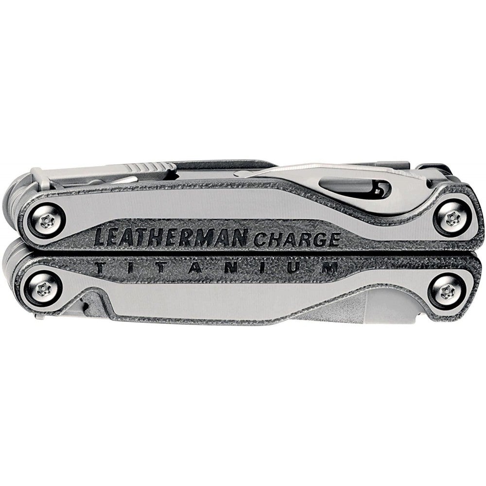 LEATHERMAN Charge Plus TTi Titanium Multitool met vervangbare premium schaar en draadknipper, roestvrij staal, gemaakt in de VS