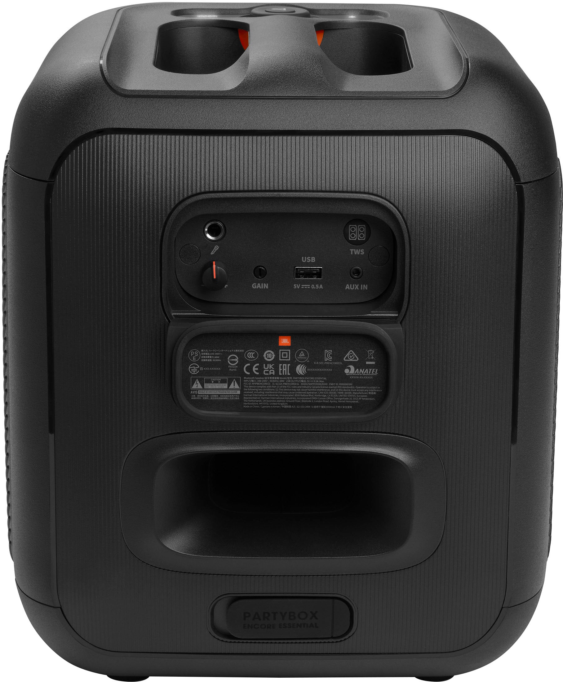 JBL – Partybox Encore Essential draadloze draagbare partyluidspreker – zwart