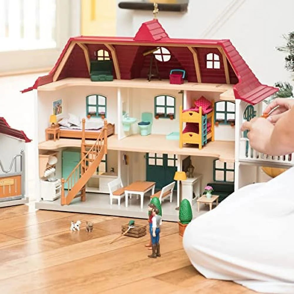 2026 Schleich – Paardenclub: Landhuis en stal aan het meer met accessoires. 192 stuks
