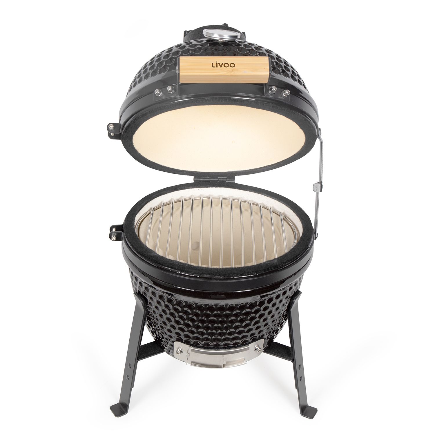 Livoo 27cm Keramische Houtskoolbarbecue - Doc283