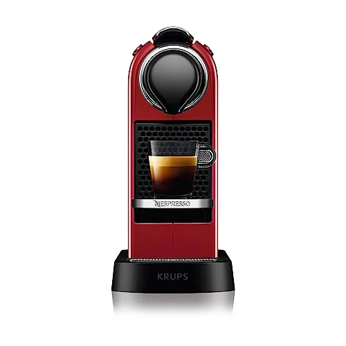 2026 Krups Nespresso Pixie Redesign Capsule Koffiezetapparaat | Espresso en Lungo | Industriële Stijl | Laag Energieverbruik | Automatische Uitschakeling | Verstelbare Lade | Recyclebare Capsules | Model XN306T
