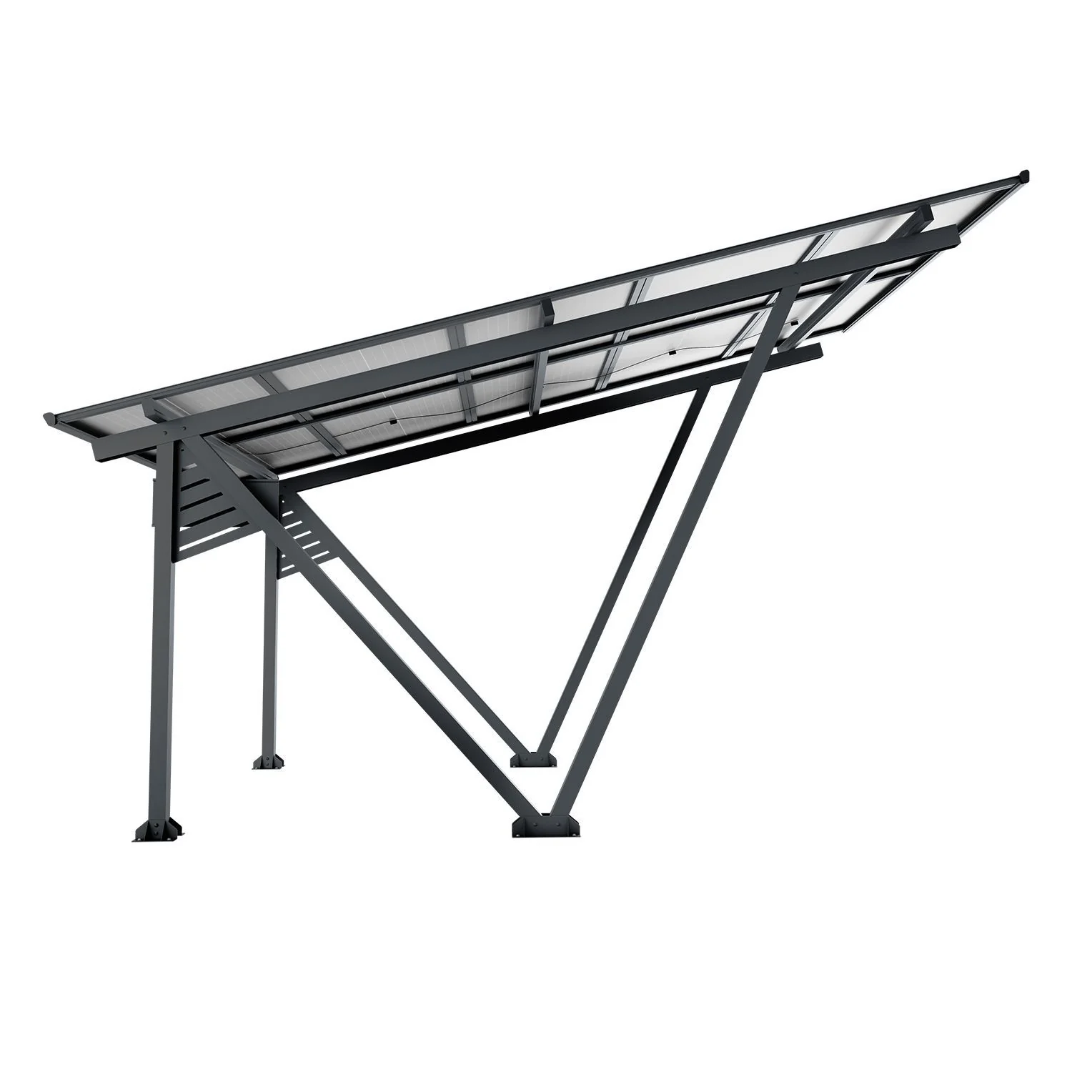 2026 SunLuxe Solar Carport-structuur - 4100 Watt