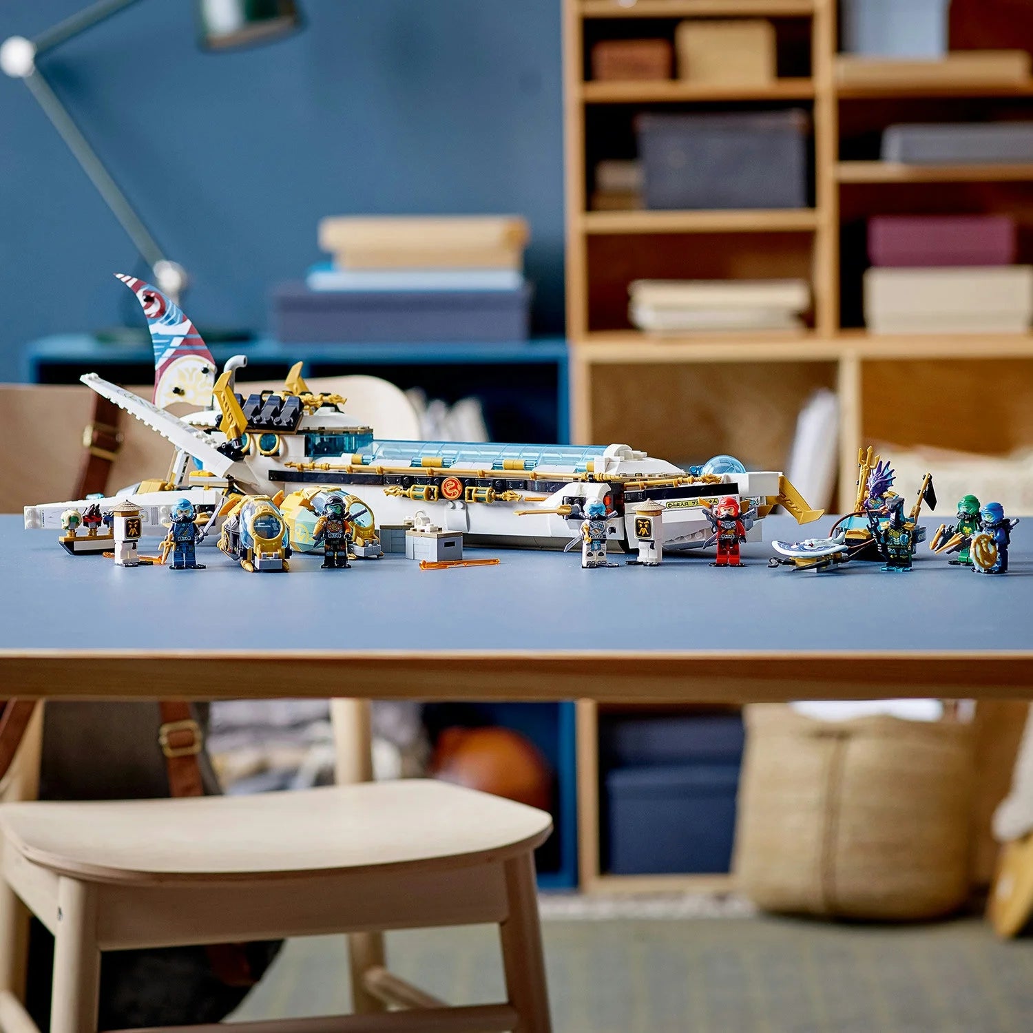 LEGO NINJAGO Hydro Bounty Onderzeeër Bouwset 71756 met Kai en Nya Minifiguren, Ninja Speelgoed, Cadeaus voor Jongens en Meisjes vanaf 9 Jaar