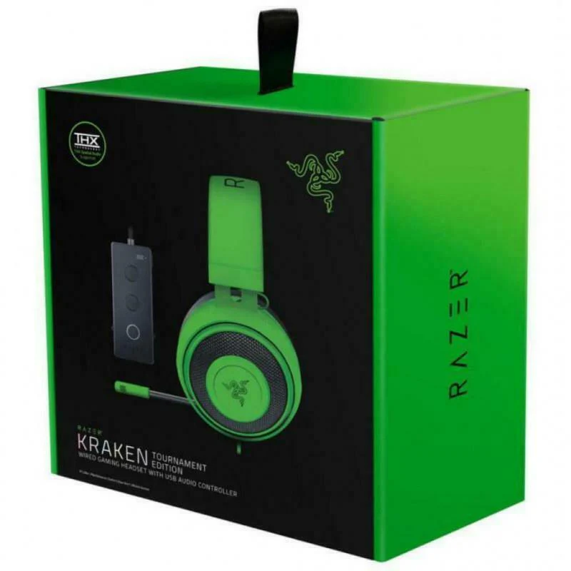 2026 Razer Gamer Kraken Green Tournament Edition USB 7.1-hoofdtelefoon