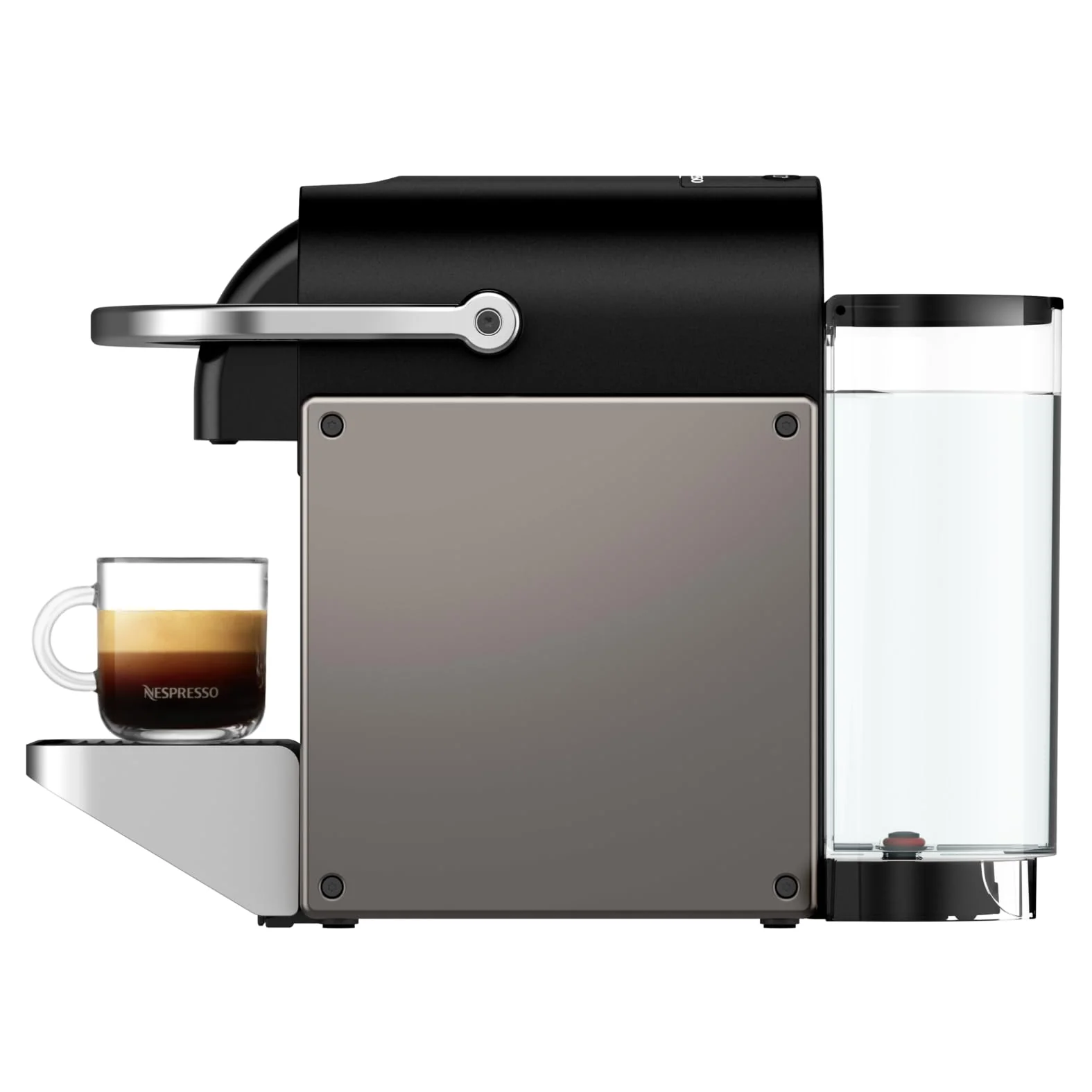 2026 Krups Nespresso Pixie Redesign Capsule Koffiezetapparaat | Espresso en Lungo | Industriële Stijl | Laag Energieverbruik | Automatische Uitschakeling | Verstelbare Lade | Recyclebare Capsules | Model XN306T