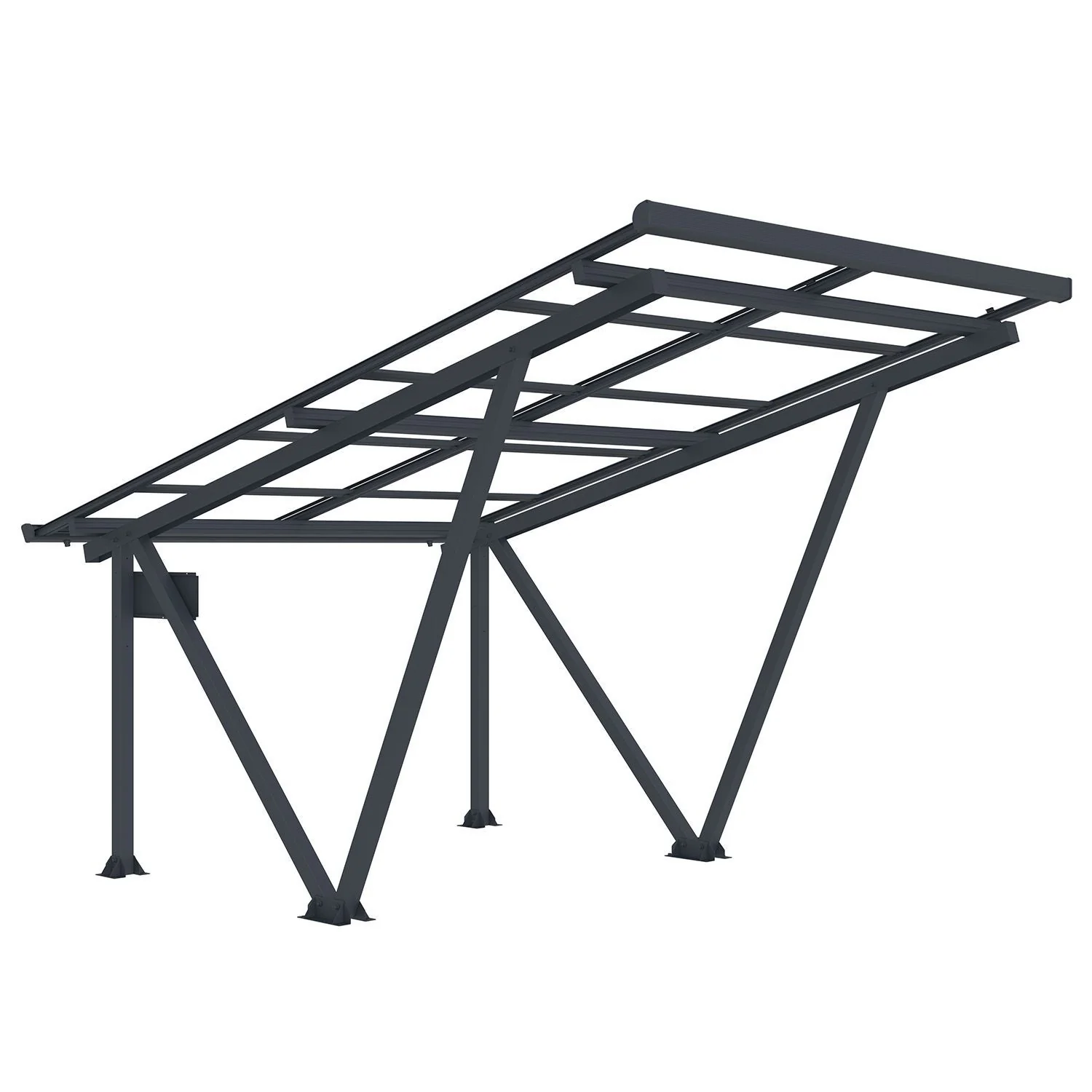 2026 SunLuxe Solar Carport-structuur - 4100 Watt